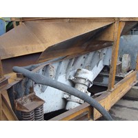 Vibrating conveyor for loading induction furnaces, JÖST